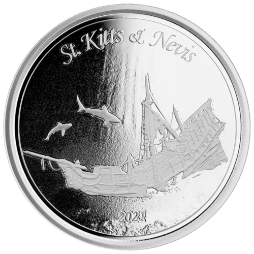 Sunken Ship 2021 - St. Kitts - 1oz Silber  *