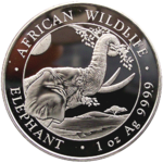 Somalia Elefant 2023  - 1oz Silber *