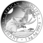 Somalia Elefant 2023  - 1kg Silber *