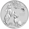 Hase 2023 - Perth Mint - 1oz Silber *