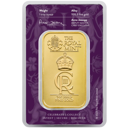 1oz Goldbarren - Coronation - Royal Mint **