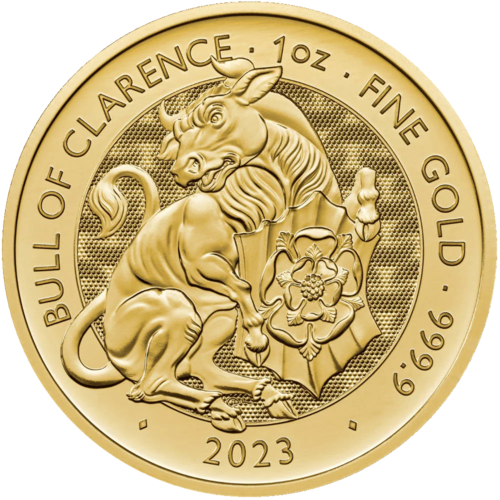 Tudor Beasts - Bull of Clarence 2023 - 1oz Gold **
